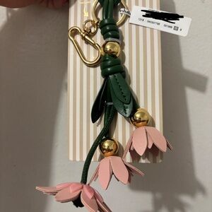 Piper K Pink Floral Keychain & Bag Charm